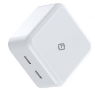 TEKYA 35W DUAL USB-C AC TRAVEL CHARGER HEAD - WHITE